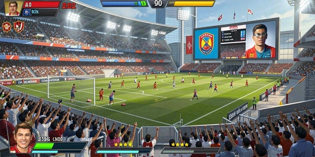 Screenshot menunjukkan tampilan awal permainan AFAF yang menarik.