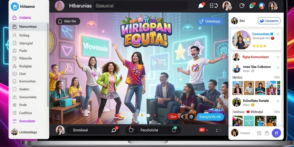 Tampilan grafis yang mengagumkan dan penuh warna.
