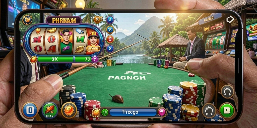 Tampilan utama aplikasi IDAGAME yang menarik dan modern.
