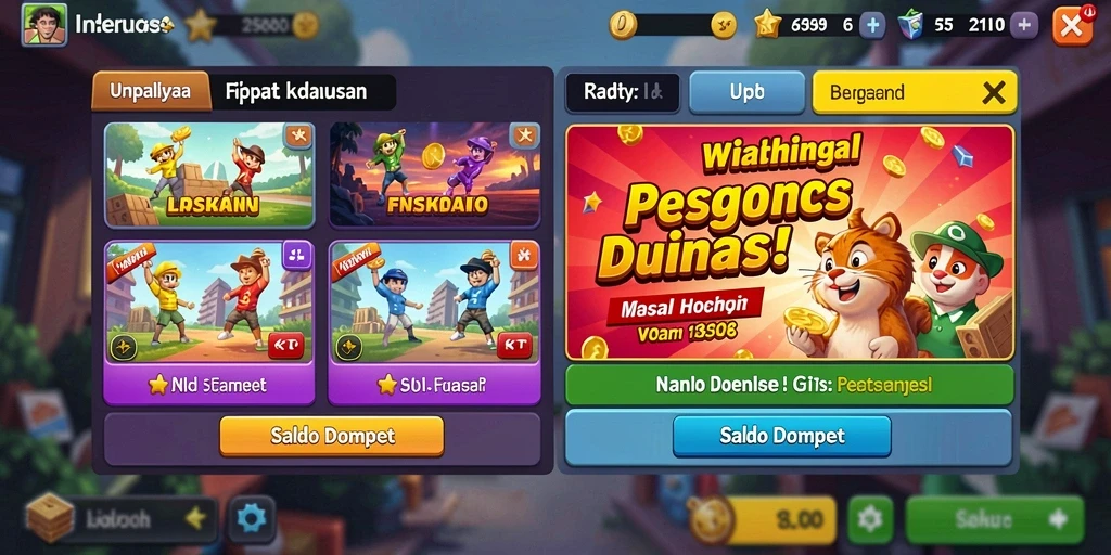 Tampilan antarmuka yang menarik dan mudah digunakan.