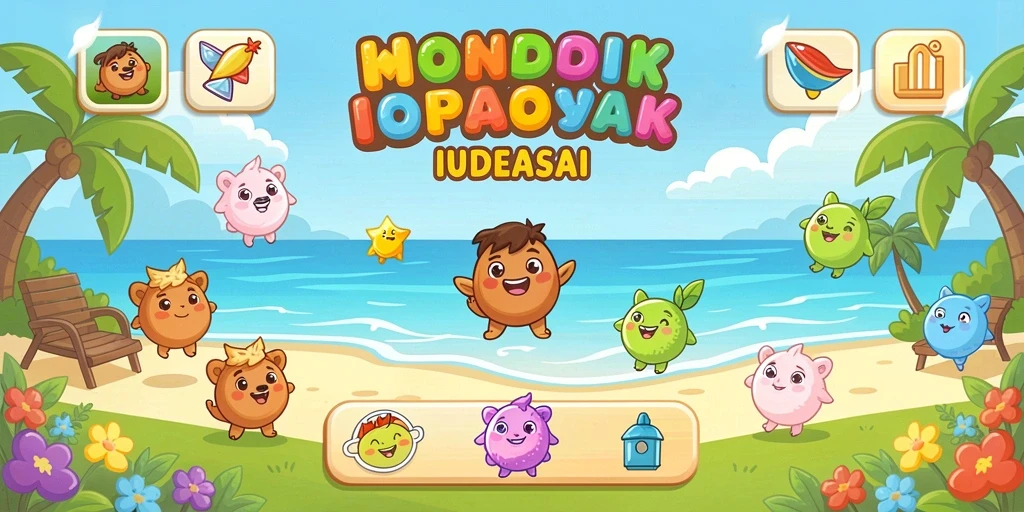 Tampilan awal yang menarik dan memikat.