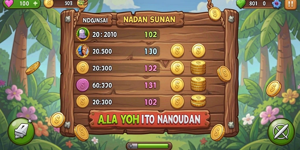 Screenshot menampilkan karakter utama dalam petualangan.