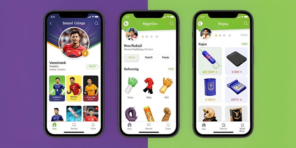 Tampilan utama aplikasi dengan desain yang modern.