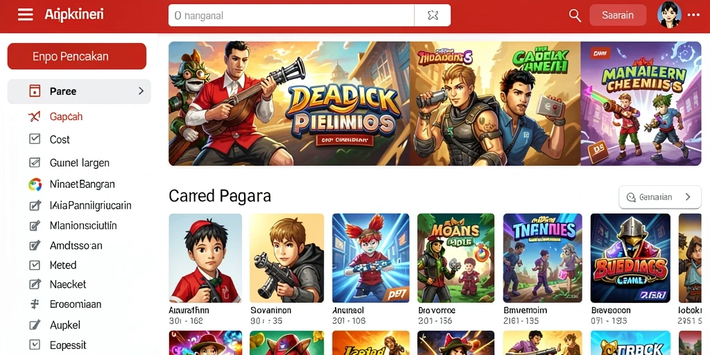 Tampilan antarmuka yang menarik dan mudah dinavigasi.