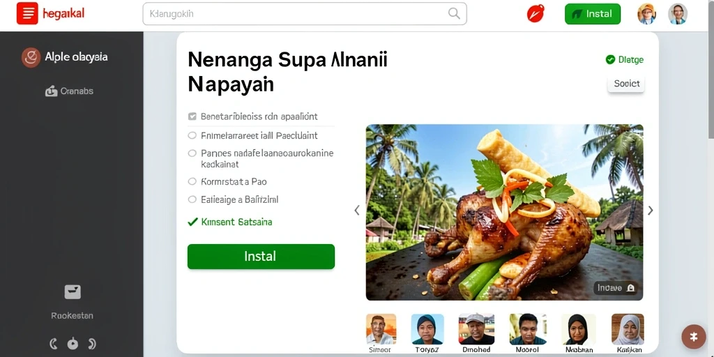 Screenshot tampilan awal aplikasi SESETOTO.