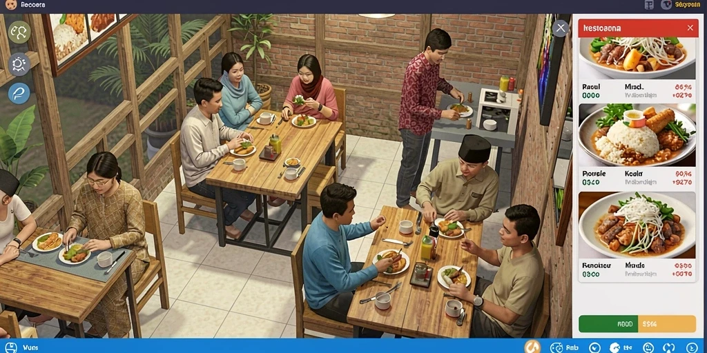 Tampilan awal yang menarik dan penuh warna.
