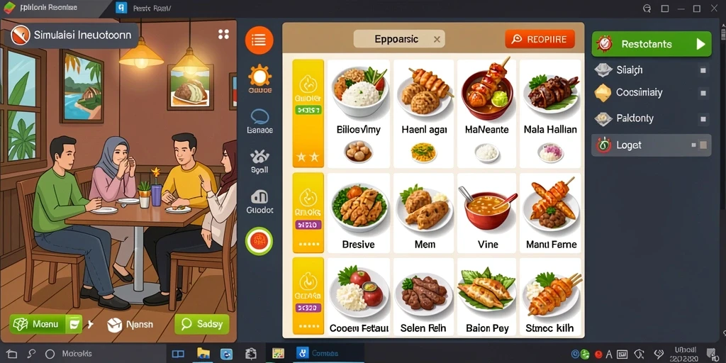 Tampilan awal yang penuh warna dan menarik.