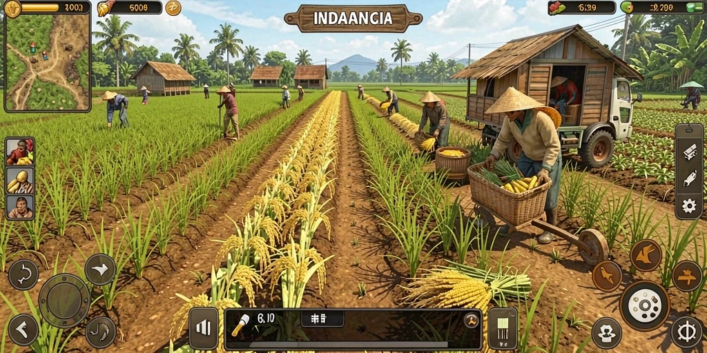 Tampilan menu utama yang menarik dan mudah dinavigasi.